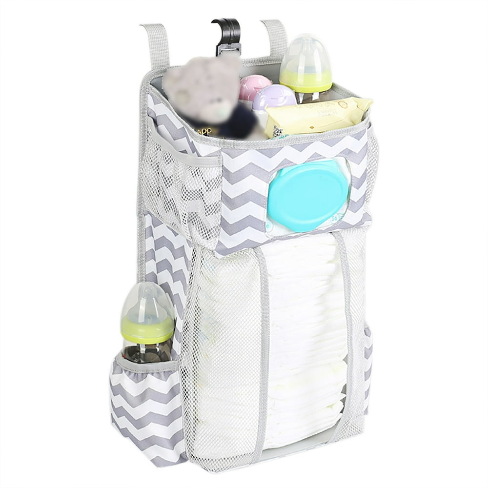 Suzicca Hanging Diaper Caddy Organizer Baby Hanging Diaper Storage Bag