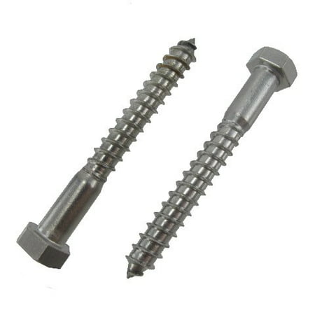

3/8 X 2 Stainless Steel Lag Screws (Pack of 12)