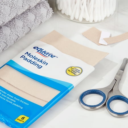 Equate Super Moleskin Padding Sheets, 6 Count