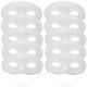 thumbnail image 1 of 10 Uds. Máscaras de papel blanco máscara en blanco para fiesta máscara pintada a mano favores de fiesta para máscara en blanco con personalidad, 1 of 5