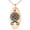 Rose, variant on Stainless Steel Binding Vegvisir Troll Cross Runic Viking Engraved Small Oval Charm Pendant Necklace