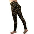 thumbnail image 2 of Black*Friday Deals 50% Off Clear!LEBONYARD Womens Pants Clearance,Women Stretch Yoga Leggings Fitness Running Gym Sports Leopar Active Pants Black XS, 2 of 4