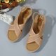 thumbnail image 5 of WILLBEST Sandalias De Plástico Para Mujer, Cómodas Sandalias Casuales Para Caminar En La Playa, Con Tacón De Cuña Y Punta Abierta, Calzado De Moda De Verano Con Diseño De Masaje, 5 of 8
