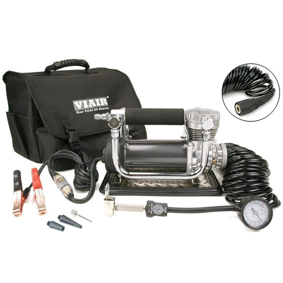 VIAIR 440P 150 PSI 12 Volt Powerful Portable Air Compressor Kit with Bag 44043