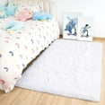 thumbnail image 3 of Bailu Fluffy White Rug for Living Room,3x5 Area Rugs,Thick Plush Shag Rug,Shaggy Rugs for Bedroom,Big Fuzzy Carpet,Comfy Kids Rugs,Large Living Room Rugs,Living Room Decor, 3 of 8