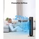 thumbnail image 3 of Abolee Ventilador de torre para dormitorio, ventilador de escritorio de 23 pies/s con control remoto, ventilador de escritorio oscilante de 70°, 4 velocidades, 4 modos, 12 temporizadores, 2024 nuevo v, 3 of 5