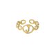 thumbnail image 1 of Anillo de 26 letras chapado en oro de acero de titanio Anillo de dedo índice de apertura en inglés Anillo hueco Wmkox8yi  sjalhkljlk1973, 1 of 1