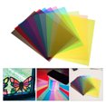 thumbnail image 1 of HAMPPLIES 10pcs Colored Film For Lights Cellophane Wrap Paper Translucent Paper For Artists, 1 of 7