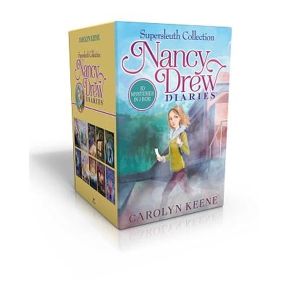 Pre-Owned Nancy Drew Diaries Supersleuth Collection (Boxed Set): Curse of the Arctic Star; Strangers on a Train; Mystery of the Midnight Rider; Once Upon a ... Clue at Paperback