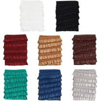 8.7 Yards Elastic Pleated Lace Trim 3/8 inch Wide Tiny Stretchy Ruffles Narrow Ruffle Edge Lace Ribbon Mini Lace Decoration DIY