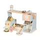 thumbnail image 5 of Juego de cafetera de madera, juguetes de madera para niños, juego educativo y creativo Montessori. azul, 5 of 9