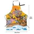 thumbnail image 4 of Bingfone Animals On Noah'S Ark1 Apron Gifts For Men, Women Professional Grade Chef Apron For Kitchen,Bbq & Grill, 4 of 8