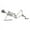 White 27.56in 2Pc, variant on HOZVOMI Life Size Skeleton - 70cm Halloween Skeleton Prop with Skull & Hands, Full Body Anatomy Model for Outdoor & Indoor Decor