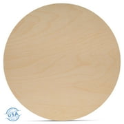 Woodpeckers Wood Circles 24 inch, 1/8 Inch Thick, Birch Plywood Discs, Pack of 1 Unfinished Wood Circles for Crafts, Wood Rounds