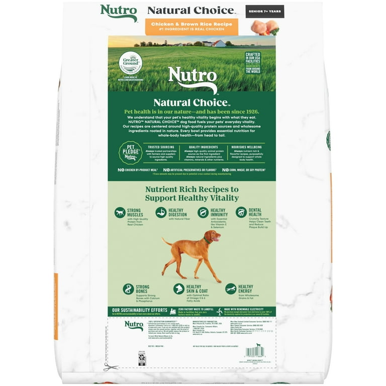 Nutro senior dog food 30 lbs hotsell