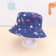 thumbnail image 1 of Gorro de pescador para bebé con estampado de algodón fresco, gorro de pescador para bebé con parte superior plana, parasol, 1 of 4