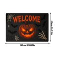 thumbnail image 5 of Halloween Pumpkin Rug Decorative Doormat for Living Room Bedroom Entryway Soft Crystal Velvet Carpet, 5 of 5