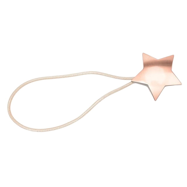 Abrazadera magnética para cortina, abrazadera para cortina con pentagrama, abrazadera para cortina de ventana Oro rosa