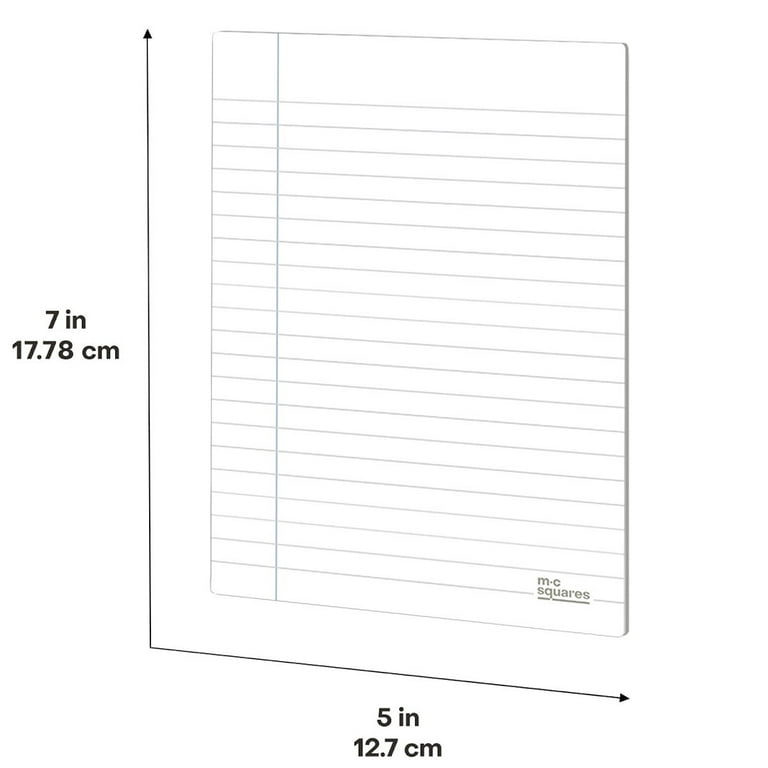 Brea Reese Marker Paper Pad, 5 x 7, 36 Sheets, White