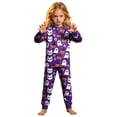 thumbnail image 5 of KPOPLK Halloween Pajamas Kid Girls Clothes Long Sleeve 2Pcs Tee/Pants Pjs Set Toddler Holiday Sleepwear Outfits,Size 8-9 Years, 5 of 9