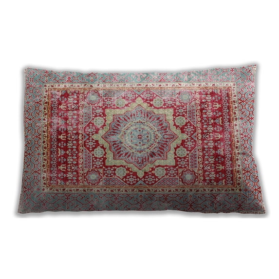 Ahgly Company Indoor Rectangular Traditional Lumbar Throw Pillow, 13 inch by 19 inch