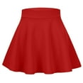 thumbnail image 4 of UQJfacai Girls Skirt Elastic High Waisted Tennis Skirt Stretchy Casual Pleated Sport Performance Skorts Uniform Skirt 4-15 Years, 4 of 8