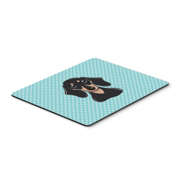 Caroline's Treasures - Alfombrilla de ratón para perro salchicha, color azul liso, negro y tostado Caroline's Treasures BB1153MP