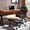 Black, variant on Height Adjustable Cross Legged Chair, Ergonomic Meditation Chair with Wheels, ADHD Desk Chair with Lumbar Support(Gray)