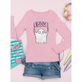thumbnail image 3 of Boo! Funny Ghost W Sign Long Sleeve Toddler -Image by Shutterstock,  4 Toddler, 3 of 4
