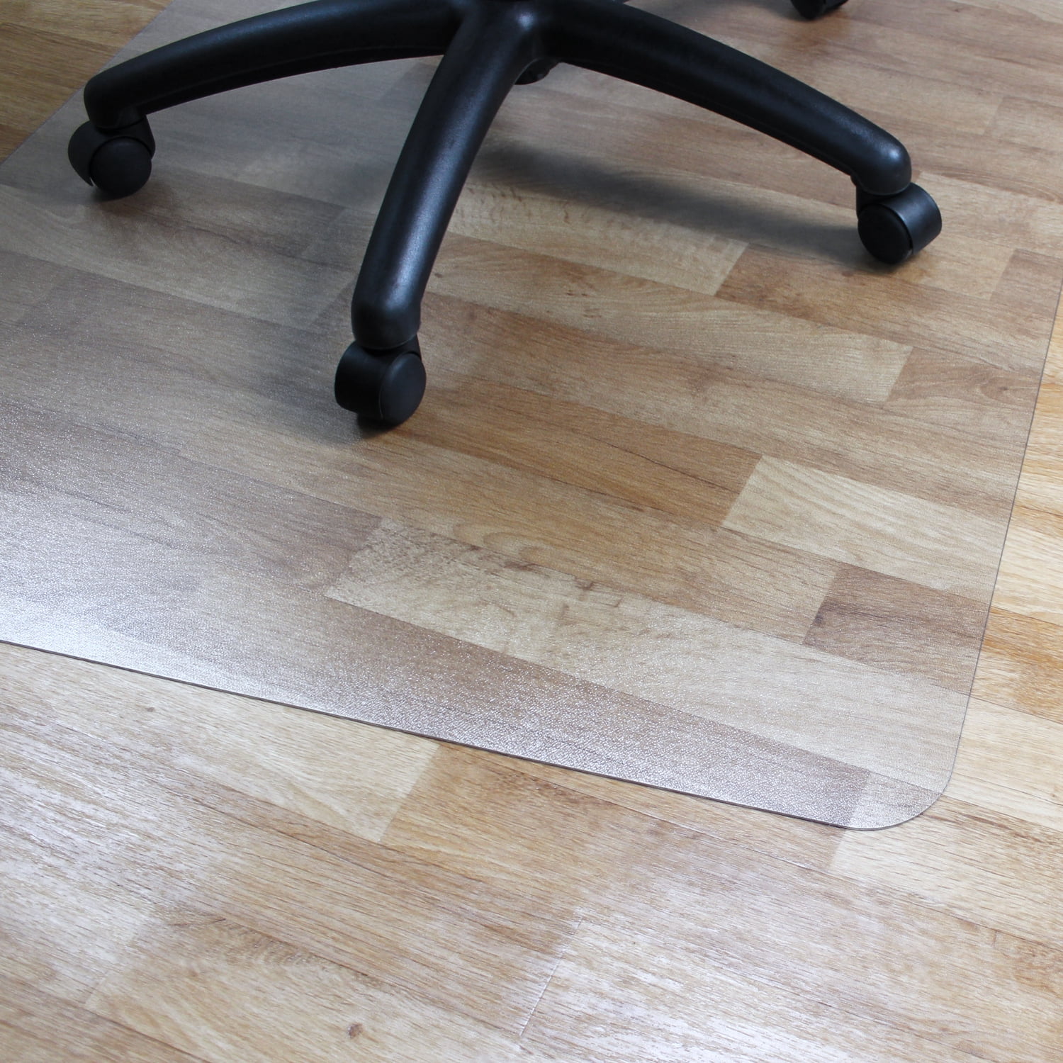Advantagemat® Anti-Microbial Rectangular Chair Mat for Hard Floors - 48" x 60"
