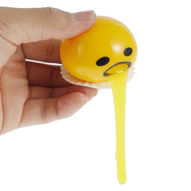 Juguete antiestrés divertido de Toorise, juguete para vomitar, chupar yema de huevo perezoso, juguete de descompresión para apretar, juguete sensorial para inquietos, juguetes de alivio lindos