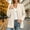#7Beige, variant on Women Oversized Stand Collar Fleece Coat, Long Sleeve Raglan Sleeve Snap Button Casual Outer Jacket with Side Pockets