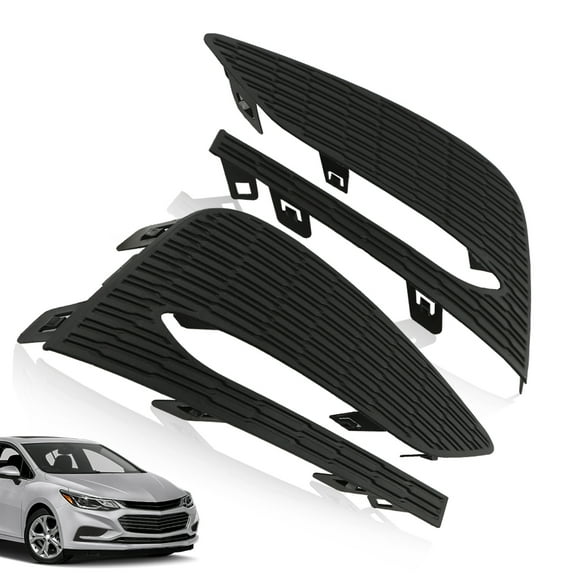 PIT66 Front Fog Lights Lamps Cover Frame Pair Fit for Chevy Cruze 2016 2017 2018 Left  Right