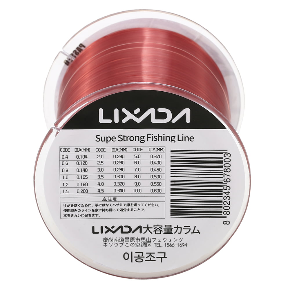 Lixada 500m 0.8-8.0 Nylon Fishing Line Durable Monofilament Rock Sea Z6D6