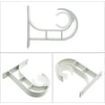thumbnail image 5 of yeuweold 4 Pack Curtain Rod Brackets Compatible with 1 Inch with Mounting Screws, Aluminum Alloy Extension Anchors for Wall Ceiling Mounting, 5 of 5