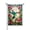 Color 9, variant on Joocar Spring Garden Flag Cardinals Perched On Branch With Leaves Linen Summer Garden Flags for Outside 12x18 inch