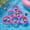 Purple, variant on Pool Game with Score,Combo Foam Pool Floats with 10Colorful Tossing Balls