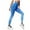 Light Blue, variant on XFLWAM Women's High Waisted Leggings Tummy Control Workout Gym Sport Yoga Pants with Pockets Pink S