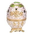 thumbnail image 2 of Press Automatic Rotating Toothpick Holder Box Dispenser Organizer, Unique Exquisite Pattern, Great Decoration for Home Kitchen Hotel, 2 of 8
