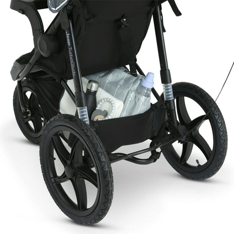 JEEP (Delta) グレー　ベビーカー Jeep TurboGlyde Jogging Stroller by Delta Children, Grey