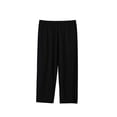 thumbnail image 3 of Womens Pajama Pants Dqueduo Women's Fashion Regular Waist Comfy Casual Exercise Pajama Pants Capri Length Rayon Spandex Black XXXXXL, 3 of 7