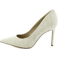 thumbnail image 2 of Sam Edelman Hazel Light Natural Stiletto Heel Pointed Toe Wide Dress Pumps (Light Natural, 9), 2 of 6