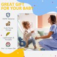 thumbnail image 6 of Qaba 4 in 1 Rocking Horse for Toddles 1-3 Years, Baby Ride on Horse with Detachable Push Handle & Balance Board, Blue, 6 of 10