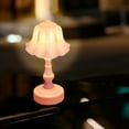 thumbnail image 6 of Uscallm under $5 Table Lamp, Bluebell Flower Shape Table Lamp, Battery Operated Night Light for Bedside, Decorative Accent Lamp for Shelf, Touch Control Dimmable LED Lamp, 6 of 6