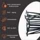 thumbnail image 4 of Nylon Universal Cable Tie Buckle, Nylon Cable Ties for Car, Self-Locking Ties Holder, Bumper Retainer Clips Car Plastic Rivets Fasteners for Auto Repa, 4 of 5