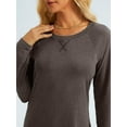 thumbnail image 3 of Womens Long Sleeve T Shirts crew Neck Loose Soft Casual Tops Fall Fashion Comfy Tees, 3 of 6