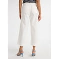 thumbnail image 4 of Free Assembly Women's and Women's Plus High Rise Cropped Wide Leg Pants, 26” Inseam, Sizes XS- 4X, 4 of 5