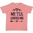 thumbnail image 3 of Inktastic My Tia Loves Me Childs Girls Toddler T-Shirt, 3 of 5