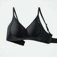 thumbnail image 5 of Amidoa Wire-Free Bras for Women Push-up High Support Black Solid Bra Lingerie for Women XXL, 5 of 6