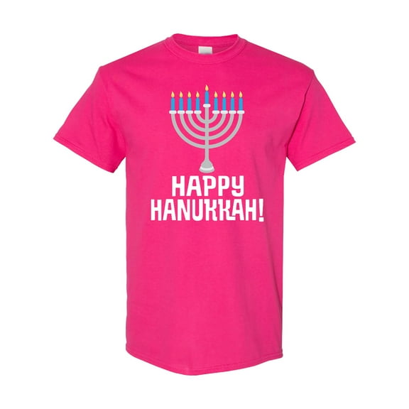 Inktastic Happy Hanukkah Menorah T-Shirt